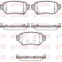 Колодка гальм. диск. MAZDA 6 2012- задн. (вир-во) REMSA 1682-02 (фото 1)