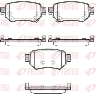 Колодка гальм. диск. MAZDA 6 2012- задн. (вир-во) REMSA 1682-02