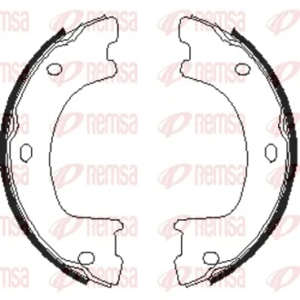 Колодка гальм. барабан. MERCEDES SPRINTER 06-. VW CRAFTER 06- задн. (вир-во Remsa) REMSA 4674-00