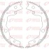 Колодка гальм. барабан. NISSAN X-TRAIL 07-, QASHQAI 07-, JUKE 10 задн. (вир-во Remsa) REMSA 4752-00 (фото 1)