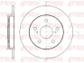 Диск гальмівний TOYOTA AURIS 1.4-1.6 07- задн. (вир-во) REMSA 61074-00 (фото 1)