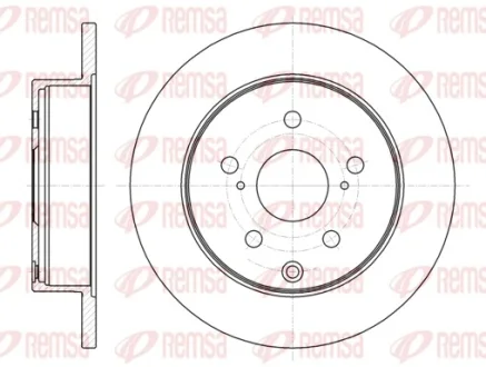 Диск гальмівний TOYOTA RAV 4 задн. (вир-во) REMSA 61188-00