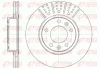Диск гальмівний CITROEN, PEUGEOT передн., вент. (вир-во) REMSA 6265-10 (фото 1)