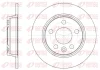 Диск гальмівний FORD, SEAT, VW, задн. (вир-во) REMSA 6453-00 (фото 1)
