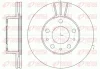 Диск гальмівний CITROEN, FIAT, PEUGEOT, передн., вент. (вир-во) REMSA 6476-10 (фото 1)