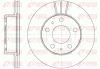 Диск гальмівний CITROEN, FIAT, PEUGEOT, передн., вент. (вир-во) REMSA 6504-10 (фото 1)