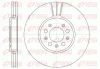 Диск гальмівний AUDI A3, SEAT TOLEDO, SKODA FABIA, OCTAVIA, VW передн., вент. (вир-во) REMSA 6544-10 (фото 1)