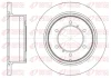 Диск гальмівний MITSUBISHI PAJERO 91.04-,02.07- задн. (вир-во) REMSA 6552-00 (фото 1)