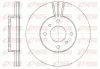 Диск гальмівний NISSAN ALMERA передн., вент. (вир-во) REMSA 6610-10 (фото 1)