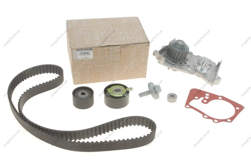 Комплект ГРМ + помпа Renault Kangoo/Dacia Logan/Duster 1.4/1.6 16V 01- (27x132z) RENAULT 119A00397R (фото 1)