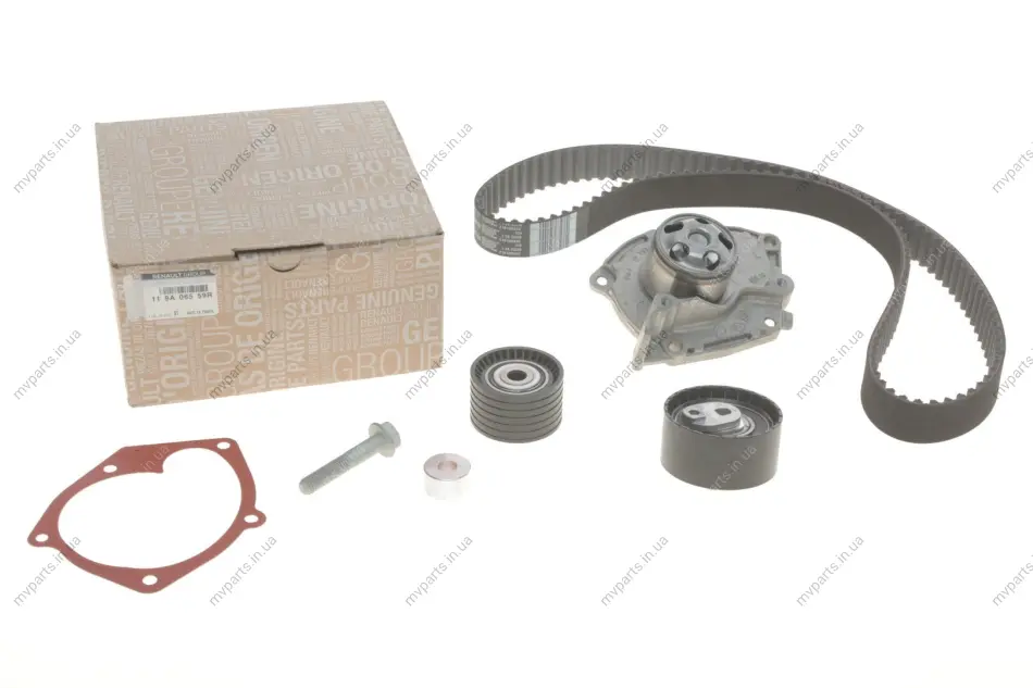 Комплект ГРМ + помпа Renault Clio III/Megane II/III/Scenic II/Trafic 2.0 16V 01- (27x126z) RENAULT 119A06559R (фото 1)
