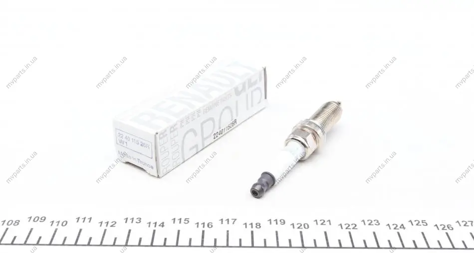 Свічка запалювання Dacia Logan/Renault Kangoo 1.4/1.2 16V 01- RENAULT 224011526R (фото 1)