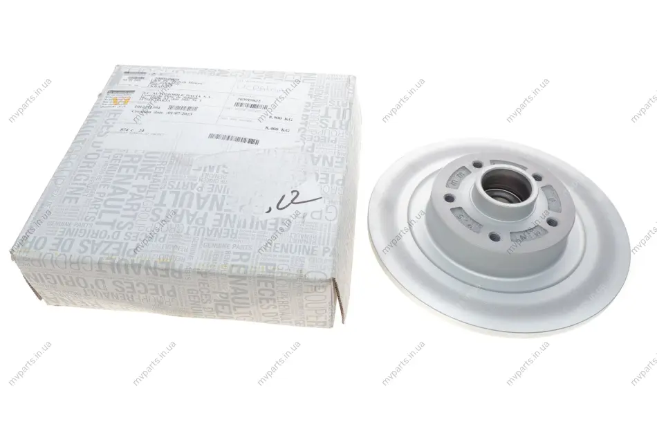 Диск гальмівний (задній) Renault Megane IV/Scenic III-IV 16- RENAULT 432024962R (фото 1)