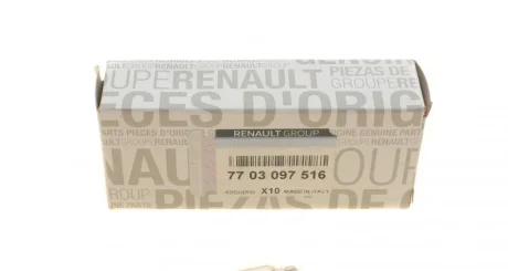 Автолампа W5W 12V 5W W2.1x9.5d (без цоколя) RENAULT 7703097516