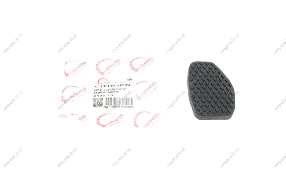Накладка педалі зчеплення Peugeot Partner/Fiat Ducato/Citroen Berlingo 93- 2130.15 ROTWEISS 2130-15 (фото 1)