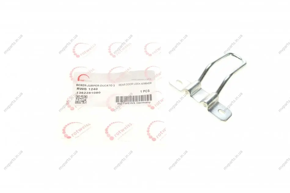 Петля замка дверей Fiat Ducato/Peugeot Boxer 06- (1362281080) ROTWEISS RWS1240 (фото 1)