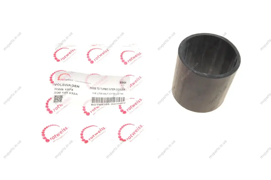 Патрубок інтеркулера VW LT 2.5TDI 96-06 ROTWEISS RWS1578 (фото 1)