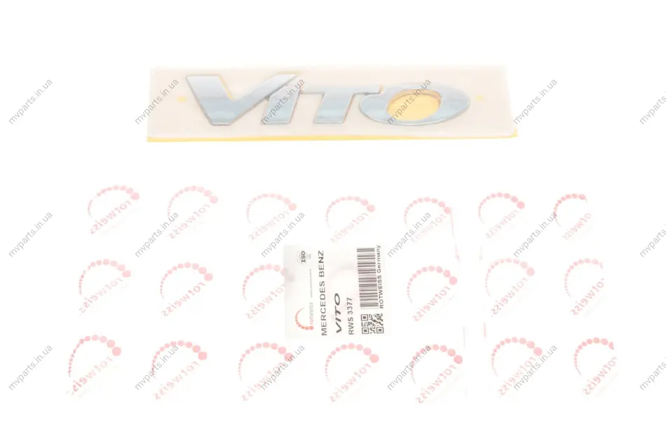 Напис "Vito" MB Vito 447 ROTWEISS RWS3377 (фото 1)