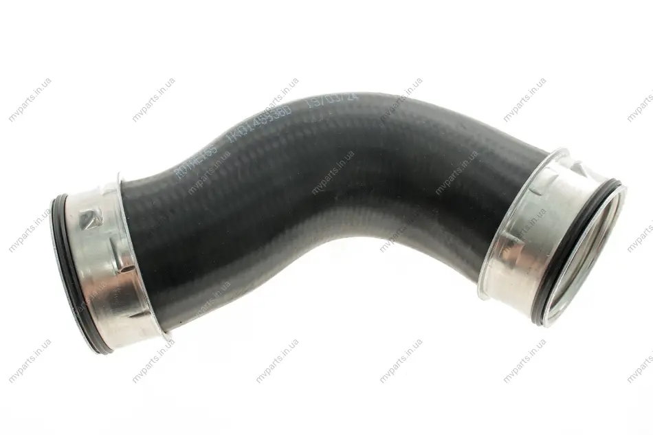 Патрубок інтеркулера (нижній) (L) Audi A3/Skoda Octavia/SuperB/VW Golf/Jetta/Passat 2.0D 03- (ззаду) ROTWEISS RWS3631 (фото 1)