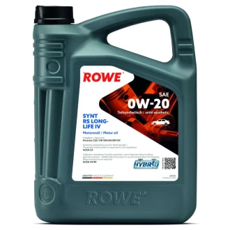 Олива 0W20 HIGHTEC SYNTH RS LONGLIFE IV (4L) (Porsche C20/VW 508 00/509 00) (ACEA A1/B1/C5) ROWE 20036-0040-99