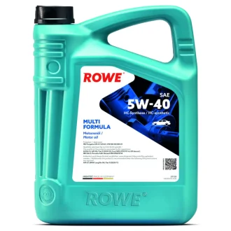 Олива 5W40 HIGHTEC MULTI FORMULA (4L) (MB 229.31/229.51/226.5/VW 505 00/505 01/BMW LL-04) ROWE 20138-0040-99