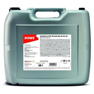 Олива 5W30 HIGHTEC SYNT RS HC-FO (20L) (WSS-M2C913-D/ILSAC GF-3/-4/RN 0700/18-1811 S1/STJLR.03.5003) ROWE 20146-0200-99