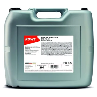 Олива 5W20 HIGHTEC SYNT RS D1 (20L) (WSS-M2C945-A/-B1/960-A1/MS6395/dexos1 Gen 2)(API SP RC/SN PLUS RC ROWE 20342-0200-99