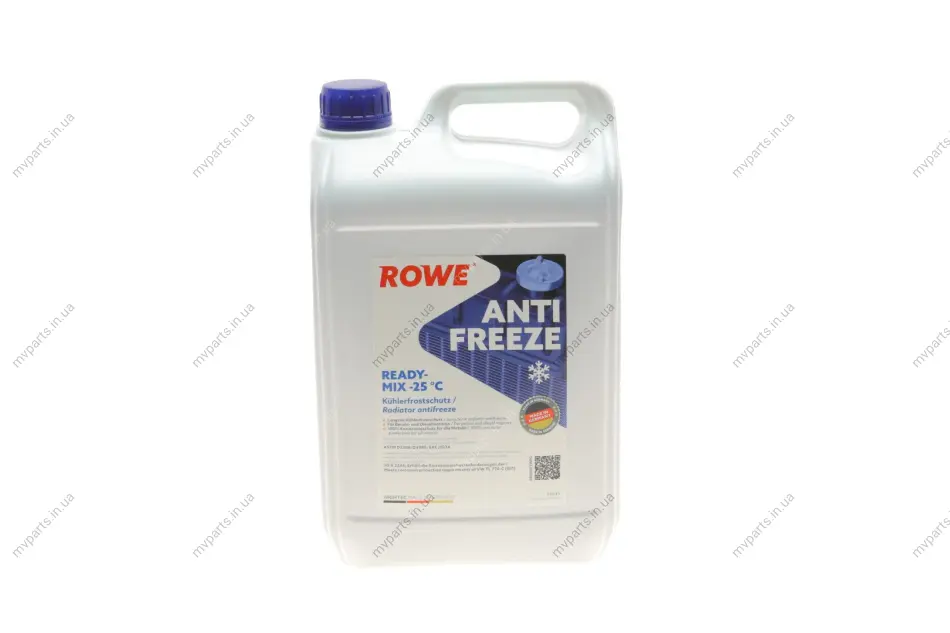Антифриз (синій) G11 (5L) READY-MIX -25°C HIGHTEC ANTIFREEZE ROWE 21041-0050-99 (фото 1)