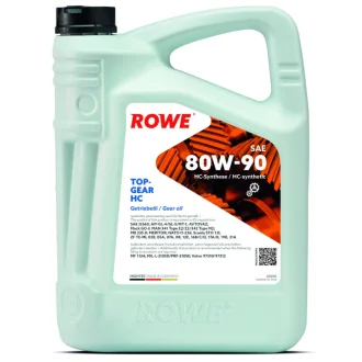 Олива 80W90 HIGHTEC TOPGEAR HC (5L) (MB 235.0/MAN 341 Type E2/ZF TE-ML 02B) (API GL-4/GL-5) (жовтий) ROWE 25000-0050-99