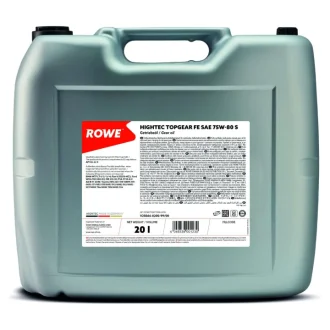 Олива 75W80 HIGHTEC TOPGEAR FE S (20L) (API GL-4/GL-5/9.55550-MZ2/MB 235.10/PSA 9730 A2) ROWE 25066-0200-99