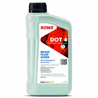 Рідина гальмівна HIGHTEC BRAKE FLUID SUPER DOT 4 (1L) (DOT 3/DOT 4) ROWE 25102-0010-99