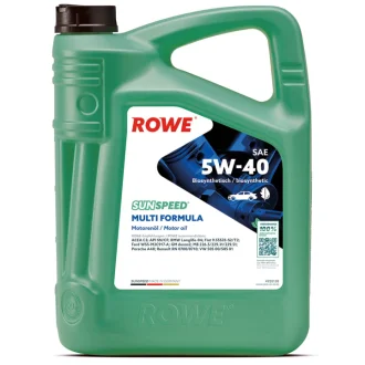 Олива 5W40 SUNSPEED MULTI FORMULA (5L) (MB 229.51/VW 505 00/505 01/BMW LL-04/RN0710/0700) ROWE 4920138-0050-99