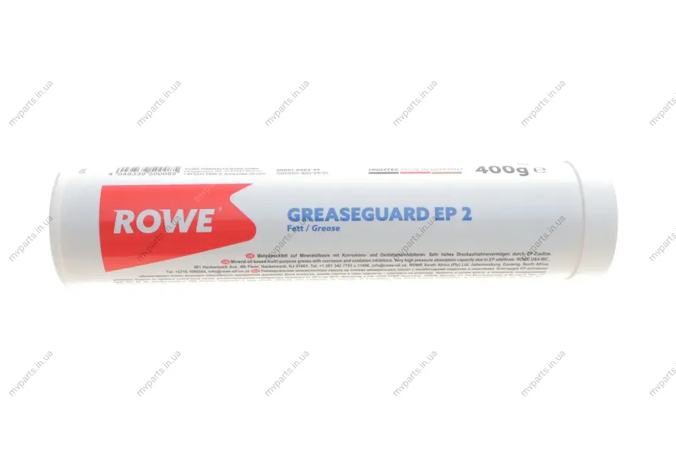 Змазка для підшипників HIGHTEC GREASEGUARD EP 2 (400g) (KP 2 K -30) -30 °C до +120 °C. ROWE 50001-0004-99 (фото 1)