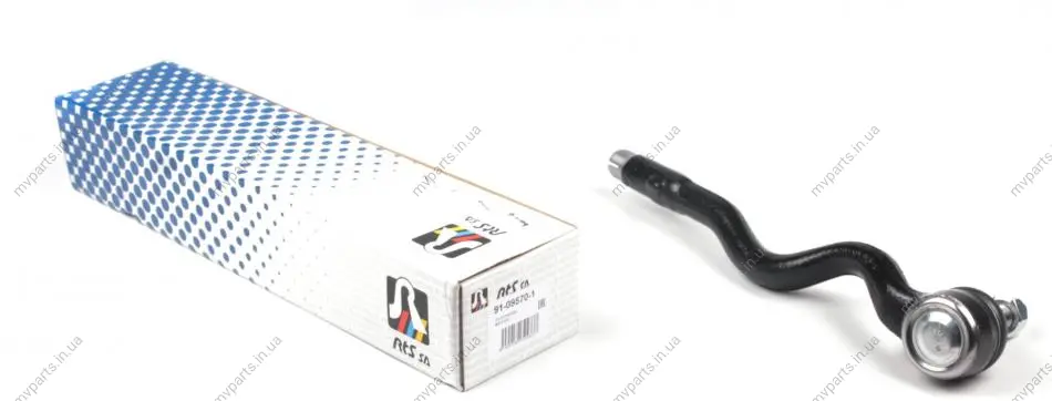 Наконечник тяги рульової (R) BMW 3 (E46) 98-07/Z4 (E85) 02-09 RTS 91-09570-1 (фото 1)
