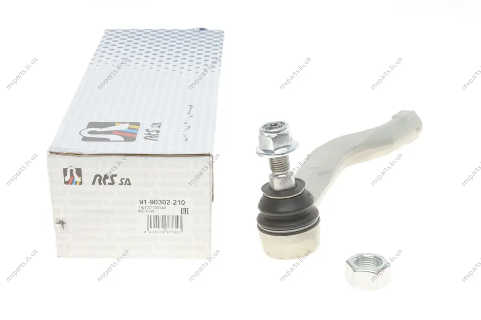 Наконечник тяги рульової (L) Renault Master III/Opel Movano B/Nissan NV400 10- RTS 91-90302-210 (фото 1)