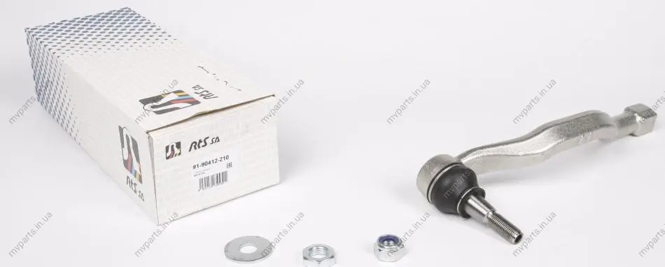Наконечник тяги рульової (L) Renault Laguna III 07-15 RTS 91-90412-210 (фото 1)