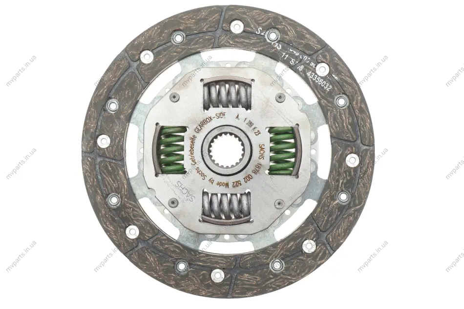 Диск зчеплення Mazda 3 1.3/1.6 03-14 (d=200mm) 1878 002 522 SACHS 1878-002-522 (фото 1)