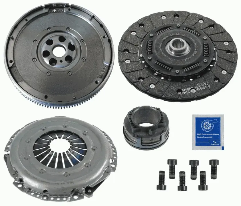 Демпфер + комплект зчеплення Audi A4/A6/VW Passat B5 1.9TDI 96-01 2290 601 045 SACHS 2290-601-045 (фото 1)