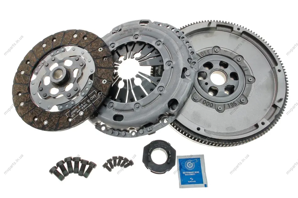 Демпфер + комплект зчеплення VW T5 1.9TDI 03-09 (62kw/63kw/75kw/77kw) 2290 601 059 SACHS 2290-601-059 (фото 1)