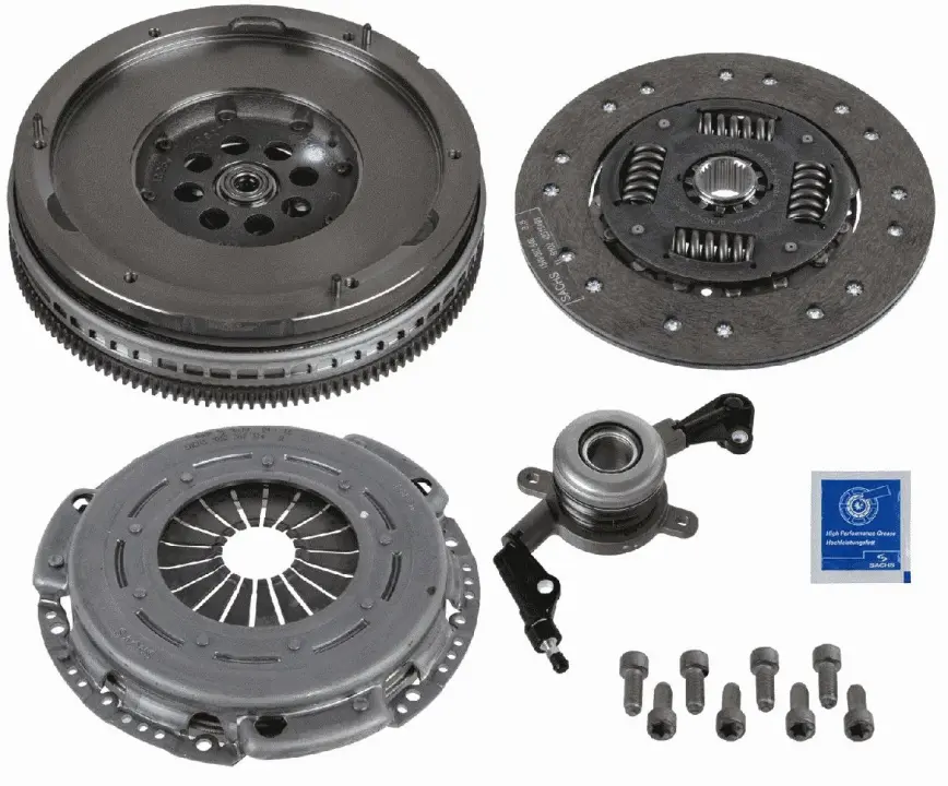 Демпфер + комплект зчеплення MB Sprinter (906)/Vito (W639) (OM651) 2.2CDI 09- 2290 601 108 SACHS 2290-601-108 (фото 1)