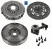 Демпфер + комплект зчеплення Ford Focus III/Mazda 3 1.6TDCi/CD 10- 2290 601 117 SACHS 2290-601-117 (фото 1)