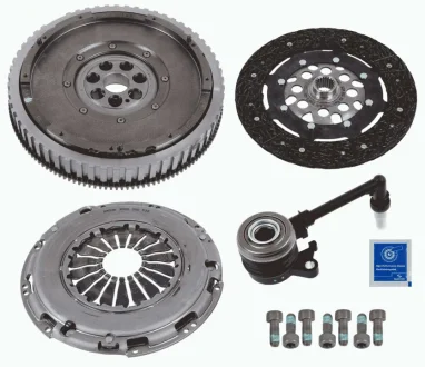 Зчеплення+маховик DACIA DUSTER, RENAULT DUSTER, KANGOO, LAGUNA III, NISSAN JUKE, 07-(вир-во) SACHS 2290-601-143