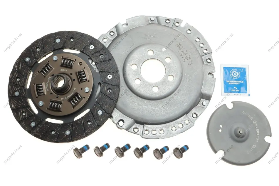 Комплект зчеплення VW Caddy 1.9D/1.9SDI -03 3000 287 002 SACHS 3000-287-002 (фото 1)