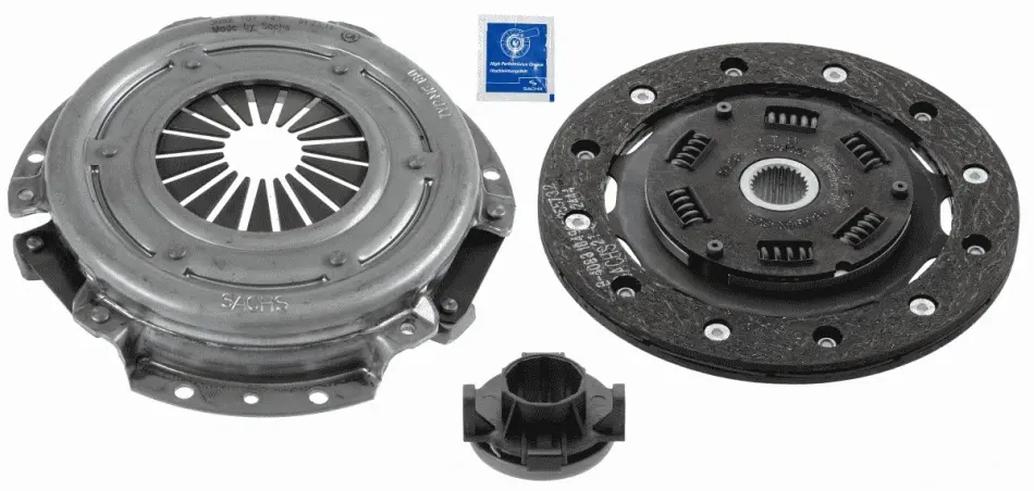 Комплект зчеплення Renault Clio 1.2 90-98 (d=180mm) (+вижимний) 3000 822 801 SACHS 3000-822-801 (фото 1)