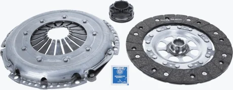 Комплект зчеплення VW Passat/Skoda Superb 1.9 TDI 98-08 (d=228mm) 3000 844 701 SACHS 3000-844-701
