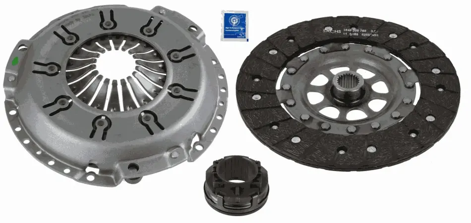 Комплект зчеплення Audi A6/A8/VW Passat 2.8 V6 96-05 замінено на 3000 387 101 3000 851 602 SACHS 3000-851-602 (фото 1)