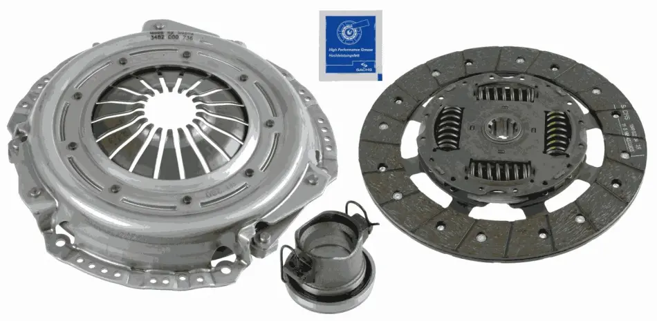 Комплект зчеплення Jeep Cherokee 2.8 CRD 4x4 08- (d=280mm) (+ вижимний) 3000 950 065 SACHS 3000-950-065 (фото 1)