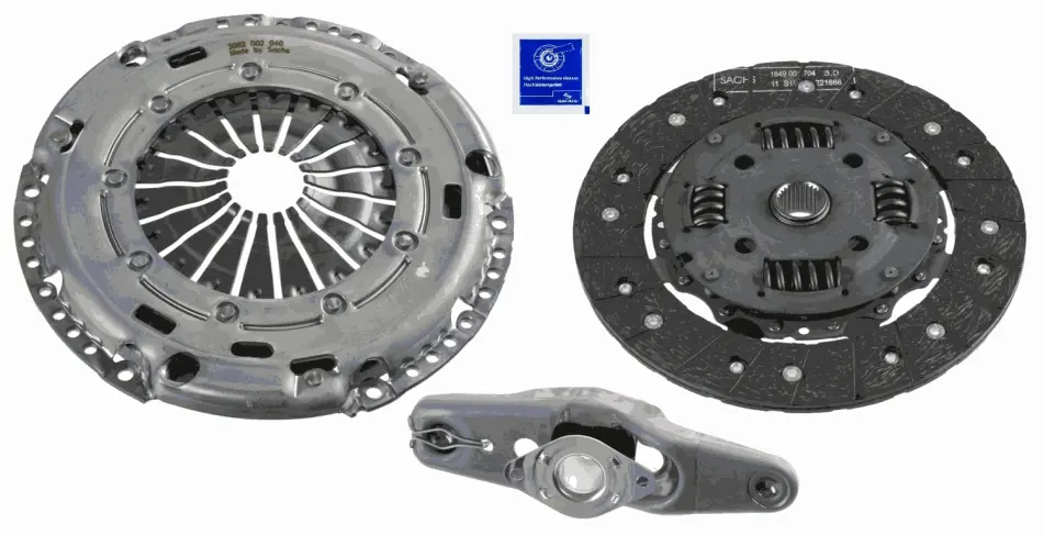 Комплект зчеплення VW Golf/Passat 1.4 TSI 07- (d=220mm) (z=28) (+вижимний) 3000 950 072 SACHS 3000-950-072 (фото 1)