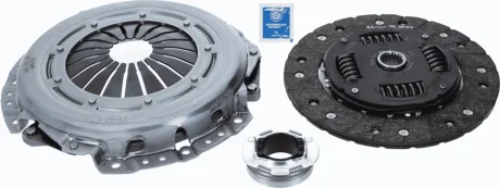 Комплект зчеплення Hyundai Accent III/i30/Kia Rio II/III 1.4/1.6 05- (+вижимний) (d=215mm) z=20 3000 951 098 SACHS 3000-951-098