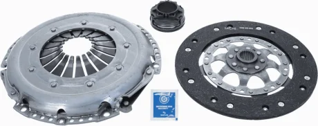 Комплект зчеплення AUDI, SEAT, SKODA, VW 1.8-1.8T-2.0 95-10 (Вир-во) SACHS 3000-951-210